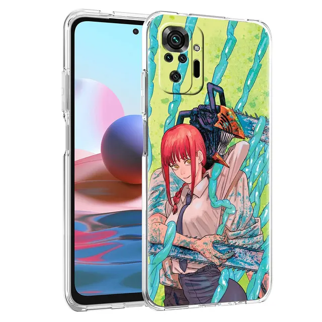 Chainsaw Man Anime Soft Clear Case For Xiaomi Redmi Note 10 9 Pro 9S 8 10S 7 8T 9C 7A 8A 9T K40 Silicone Phone Cover Fundas PTTM-CLS11