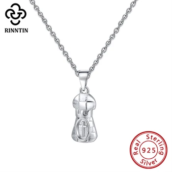 

Rinntin 925 Sterling Silver Pendants Necklaces Women Chess Soldier Original Design Fine Jewelry Wholesale TSN130