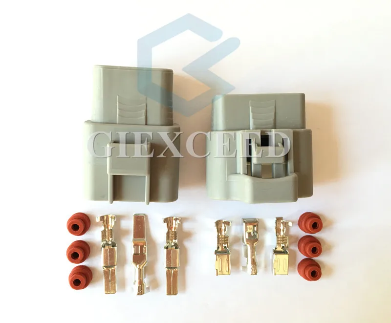 3 핀 6189-0165 6188-0129 Toyota Corolla Corolla Camry 용 자동차 전기 팬 소켓 커넥터, Toyota Corolla Camry 자동차 전기 팬 소켓 커넥터