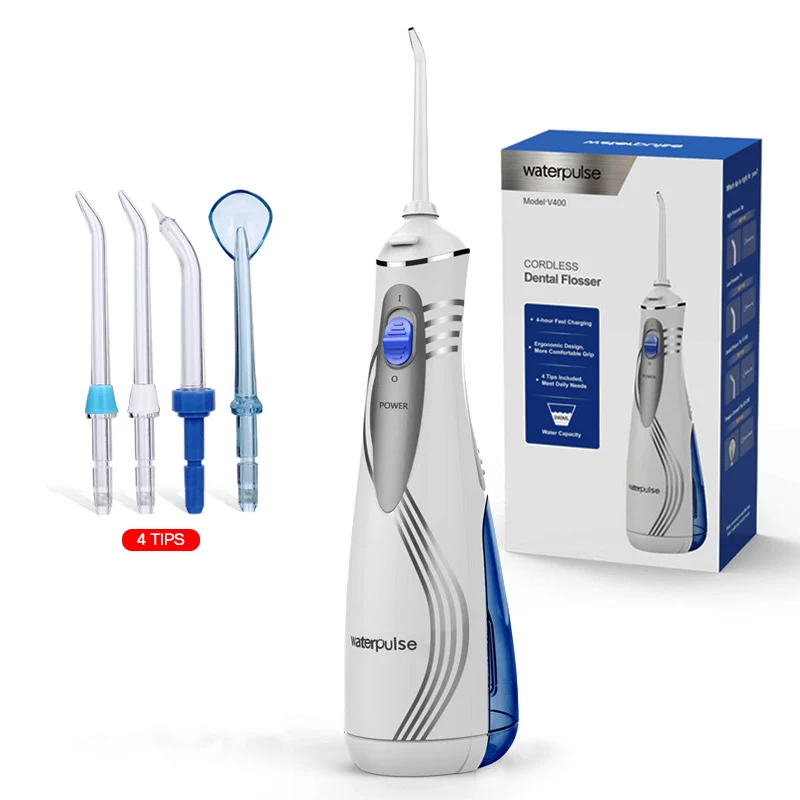 

Oral Irrigator Water Flosser Dental Care Waterpulse 240ML Portable Oral Irrigators V400/V400P Water Pick Teeth Whitening Cleaner