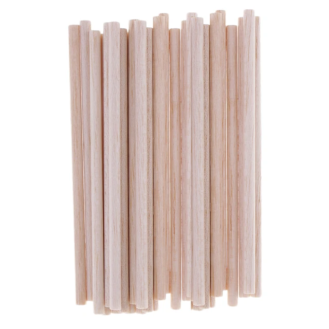 Unfinished Balsa Wood Sticks Strip Wooden Pieces DIY Wood Craft Decoration  - AliExpress