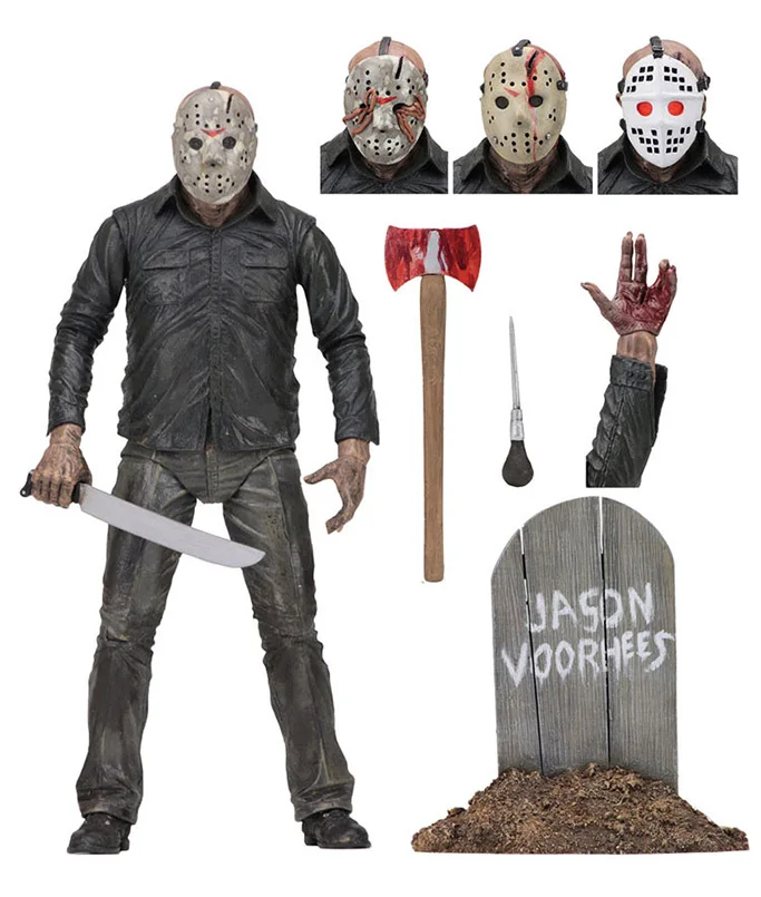 18 см NECA JASON ПВХ фигурка игрушки 3D версия пятница 13 Джейсон Коллекционная модель