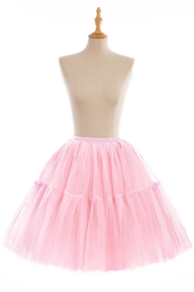 Pink 2" Винтаж Свадебный подъюбник 50s ретро юбка качели фантазии чистая юбка-пачка - Цвет: Pink