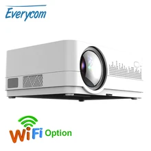 Новейший HQ3 WiFi проектор видео проектор Everycom HQ2 3000 Lumi HD 1280*720P светодиодный проектор для домашнего кинотеатра