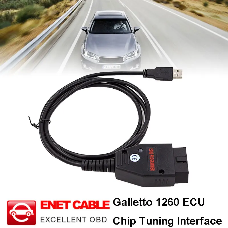 Профессиональный Galletto 1260 ECU чип Тюнинг инструмент EOBD/OBD2/OBDII Flasher Galleto 1260 ECU Flasher программист сканер