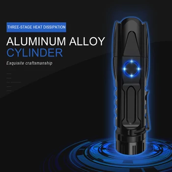 

5000Lumen Tactical XHP50 Outdoor Telescopic Zoom 26650 Flashlight Torch Torch Light Led Torch Handheld Flashlight
