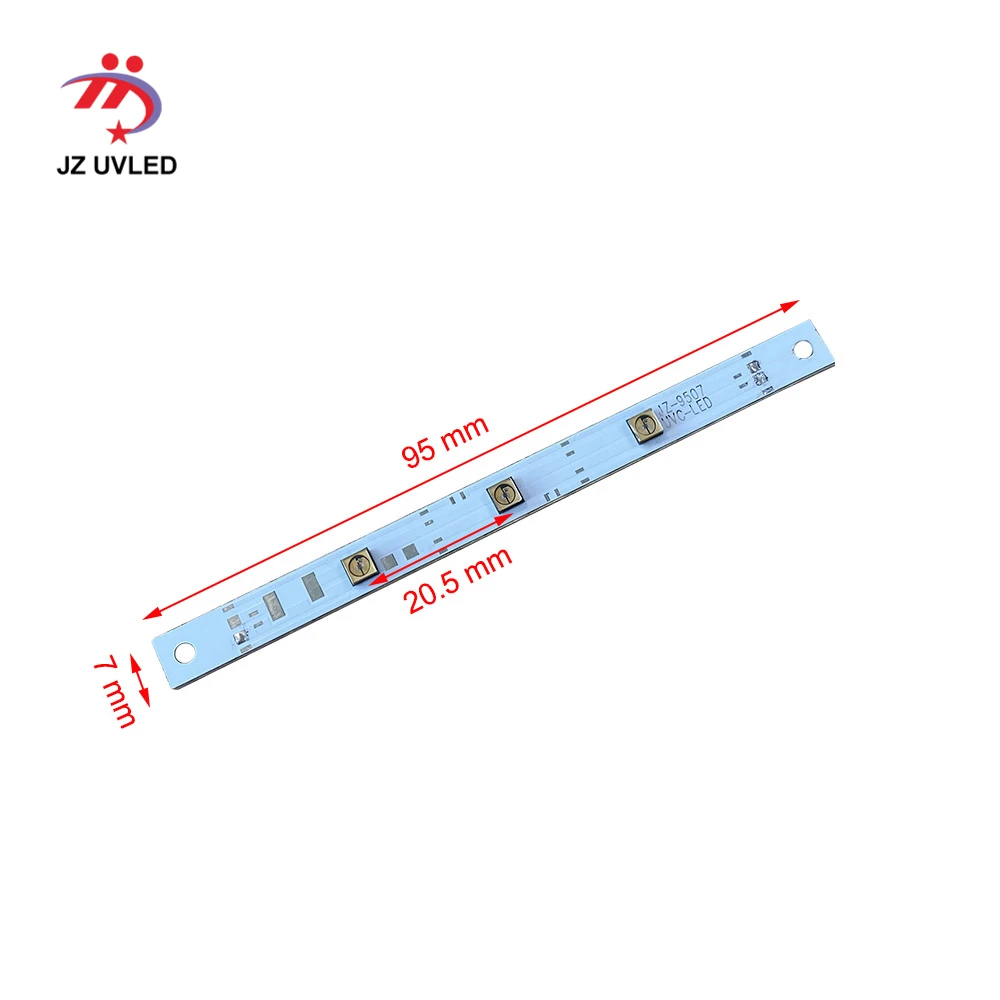 275nm UVC LED module for DIY UVC Disinfection lamps With USB power supply board Deep UVC LED violet light sterilization 285nm