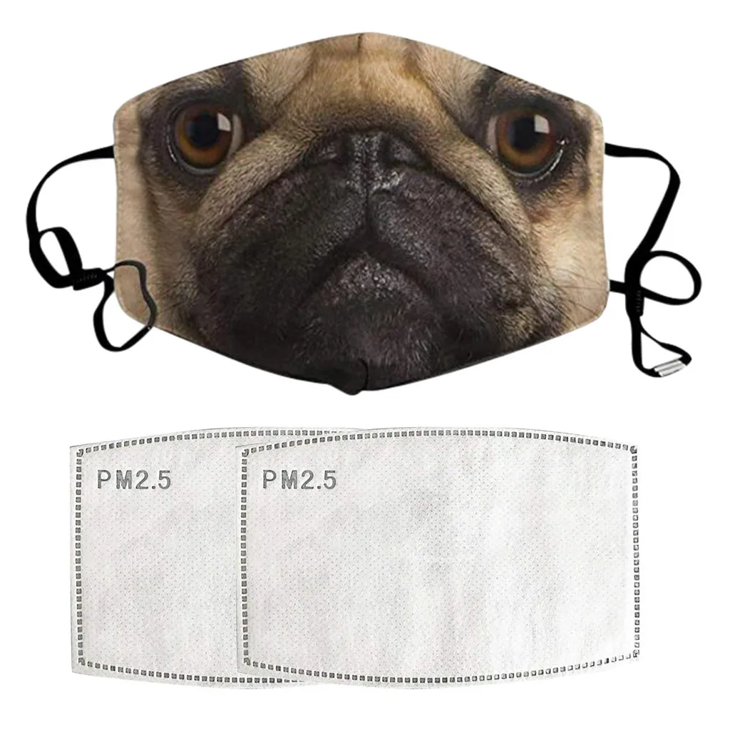 Foggy Haze Anti-spitting Masks Reusable Washable Mascarillas Reutilizables 2020 Cubrebocas #40 Masque Elastic Earloop Face Cover |