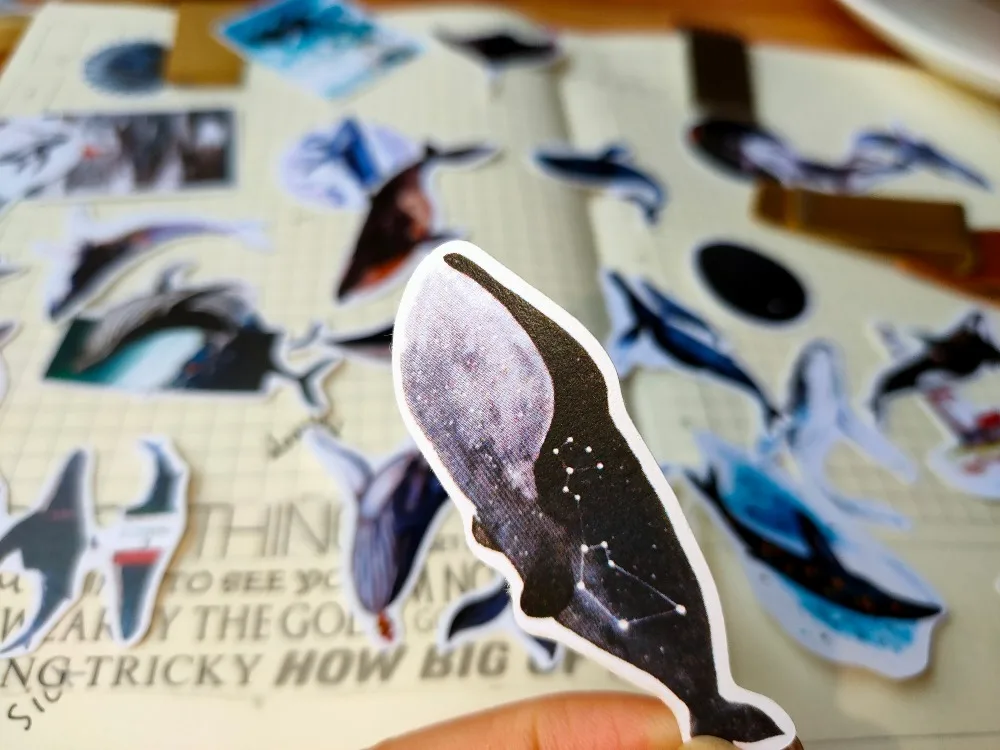 28 шт \ набор Фантазия стиль китов и Маяк украшения стикер для канцелярских товаров Diy дневник в стиле Скрапбукинг этикетка наклейка s канцелярские товары