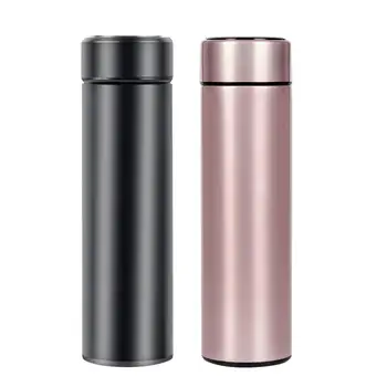 

500ML Thermos Vacuum Flasks Temperature Display 304Stainless Steel My Hot Water Bottle Travel Coffee Mug Tea Milk Mug Thermo Cup