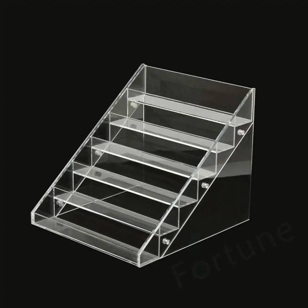 Acrylic Nail Polish Display Stand Multi-layer Plastic Transparent Frame Nail Shop Display Rack Lipstick Box Cosmetics Rack