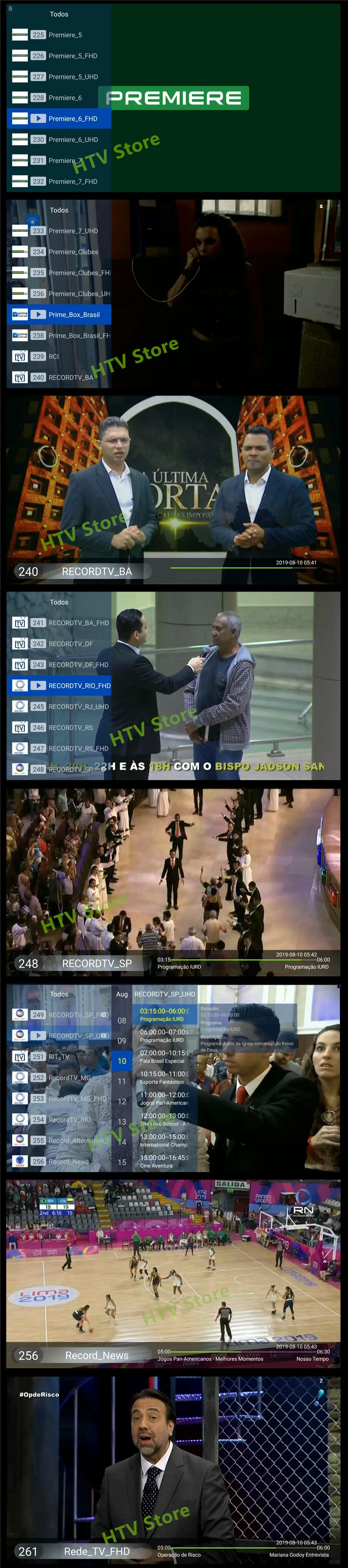 Ai tak pro 1 коробка HTV B tv B9 BOX Бразилия IP tv Android box 4K бразильские Бесплатные Каналы подписка с VOD воспроизведения и Live
