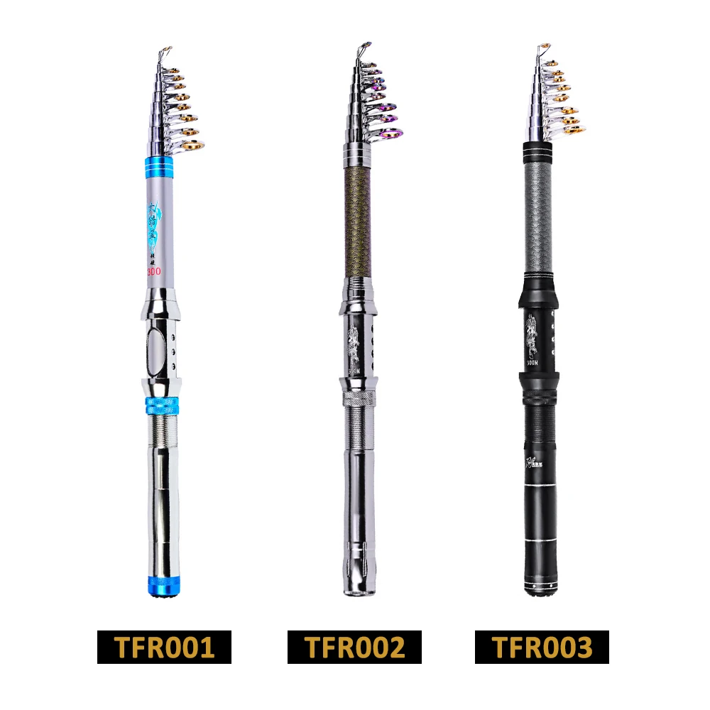 

1.8M/2.1M/2.4M/2.7M/3.0M Telescopic Fishing Rod Lightweight Carbon Fiber Travel Fishing Rod Pole
