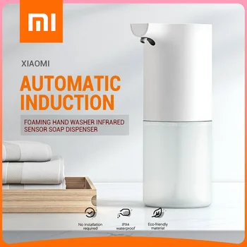 

Xiaomi 60-90MM Automatic Induction Sensor Foaming Soap Dispenser Infrared Foaming Hand Washer IPX4 Soap Dispensers For Bathroom