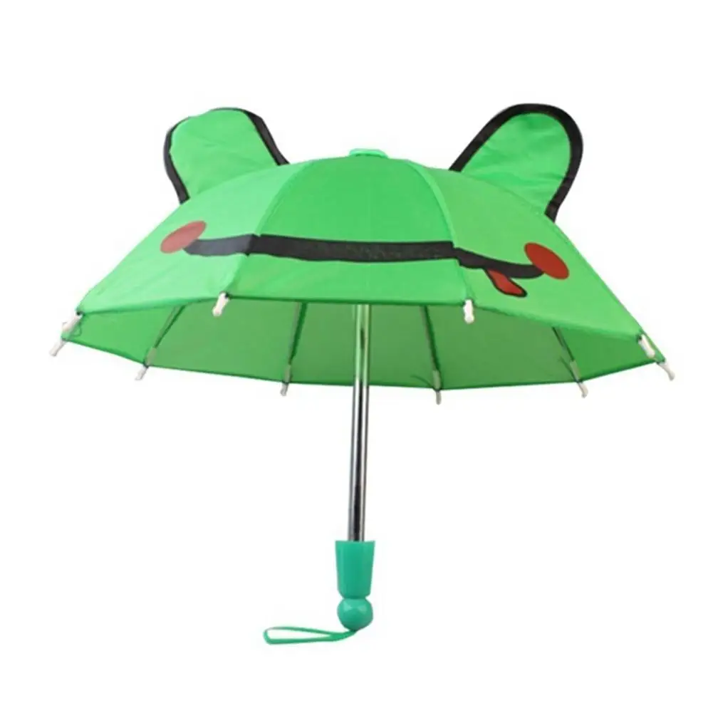 18 дюймов зонтик для американская кукла-девочка игрушка аксессуар мини-зонтик с рисунками милого смайлика узор зонтик многоцветный