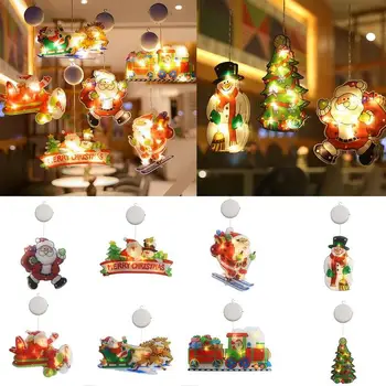

Christmas Led Certain Light Window Tree Hanging Decor Elk String Lights Christmas Lights with Suction Cup
