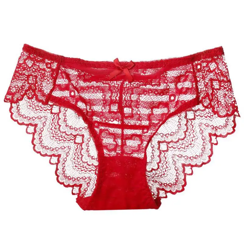 

Sexy Lace Panties Women Cozy Lingerie Briefs High Quality Cotton Middle Waist Women Underwear