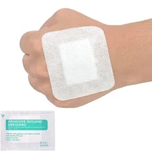 Plâtre adhésif de premiers secours pour plaie, bande de gaze médicale étanche et respirante, grande bande 6x7cm, aide d'urgence, Kit 5 pièces/lot