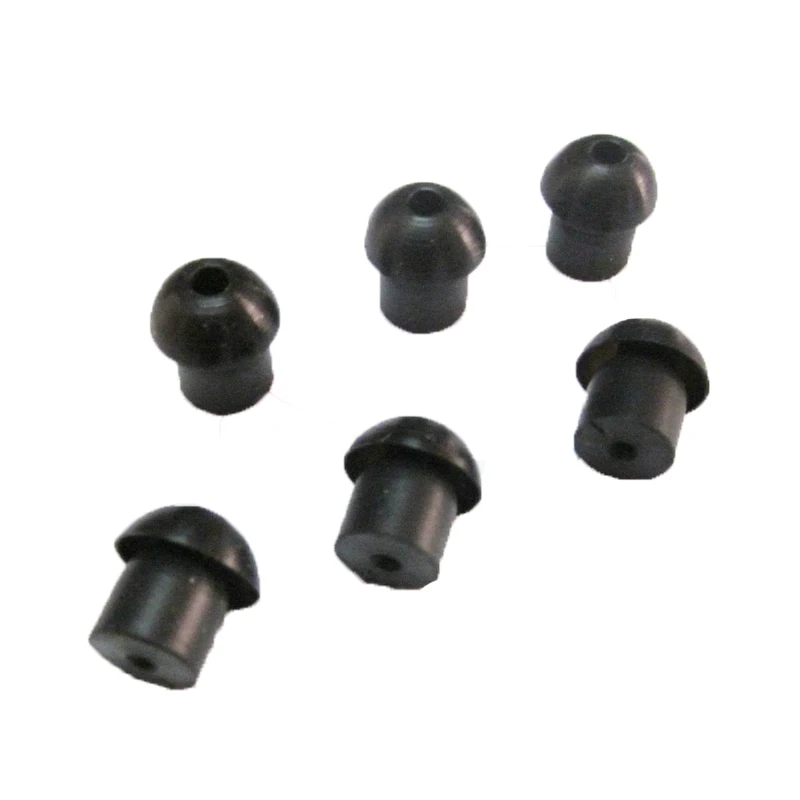 1000 Stks/partij Bulk Order Voor Vervanging Heldere Kleur Siliconen Paddestoel Oordopjes Oordopjes Voor Motorola Kenwood