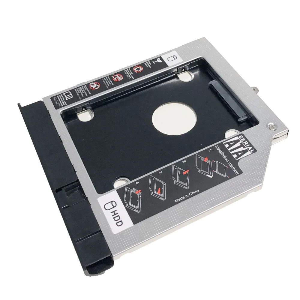 С передней крышкой и лицевой панелью 2-й SATA 2 5 дюйма жесткий диск HDD SSD оптический