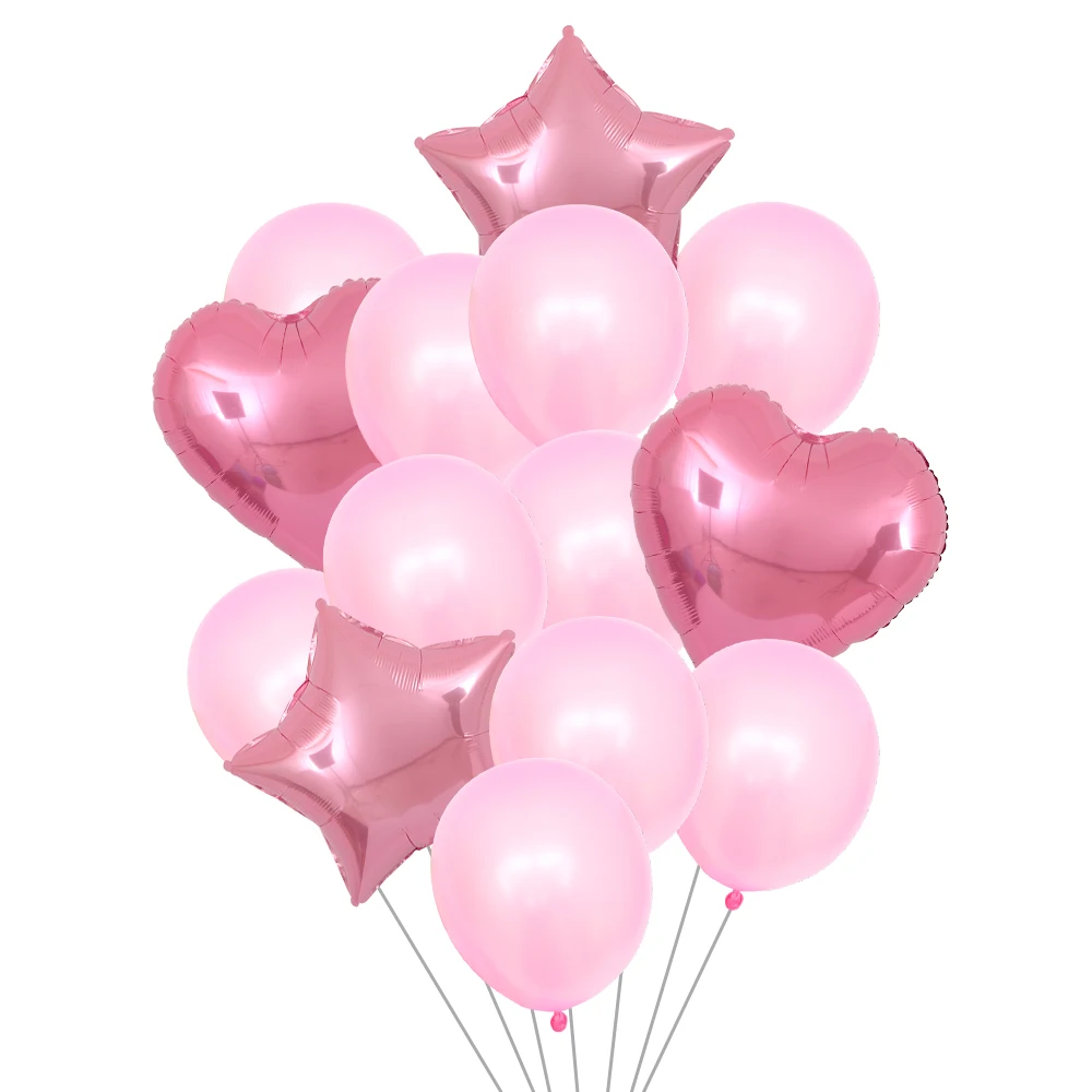 14 шт мульти цвета: золотистый, Синий Розовый конфетти воздушный шар с гелием с днем рождения, на свадьбу, комплект одежды для маленьких мальчиков и девочек, душ фестиваль вечерние поставки