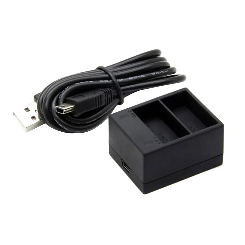 USB двойное зарядное устройство камеры Аксессуары для GoPro Hero 3 AHDBT302 AHDBT-301 OC