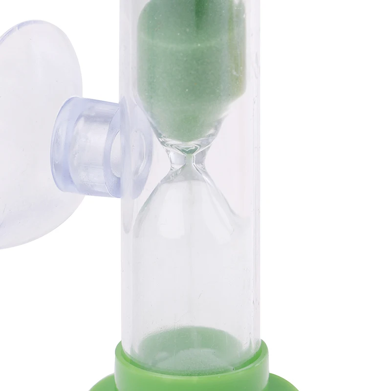 1Pc 2 minutes MiNi Glass Sand Clock For Teeth Gadget Toothbrush Swivel Sand Timer Shower Timer Multicolor Kids Hourglass