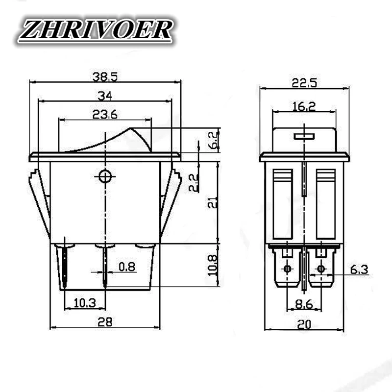 รูปสินค้า สวิตช์ไฟตัดหมอก LED รถยนต์และรถจักรยานยนต์ 12V 35A