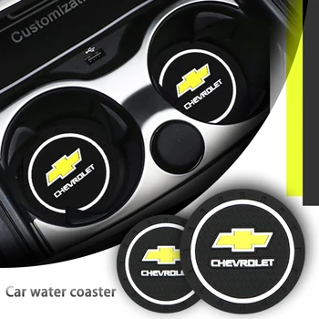 

1/2PCS Car Water Cup Bottle Holder Anti-slip Pad Mat Silica Gel For Chevrolet cruze captiva lacetti aveo niva trax accessories