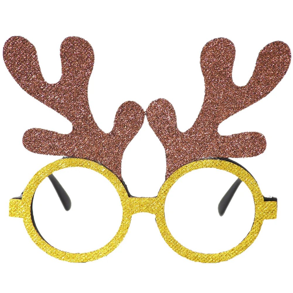 Christmas decoration glasses in party  100% brand new Christmas glasses snowman frame Happy New Year kids love Christmas 30A15 (41)