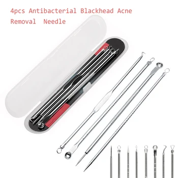 

Pimple remover tool Blackhead Remover Needles For Squeezing Acne Blemish WhiteHead Antibacterial Treatments Face Cleaning Tools