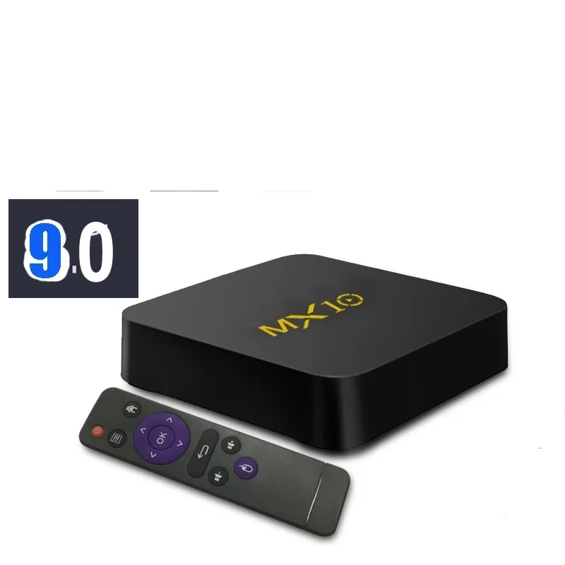 10PCS MX10 TV Box Android 9.0 4GB DDR3 32GB/64GB RK3328 Quad-Core 2.4G WiFi 100M LAN H.265 HDR10 4K USB 3.0 Smart Media Player |
