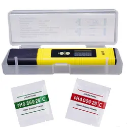 Digital lcd medidor de ph caneta tester precisão 0.1 aquário piscina água vinho urina calibração automática ferramenta teste qualidade da água