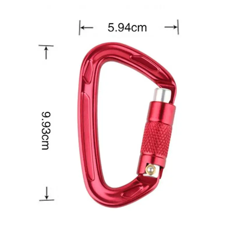 Carabiner Outdoor Climbing Camping D-ring Keychain Snap Clip Lock Buckle