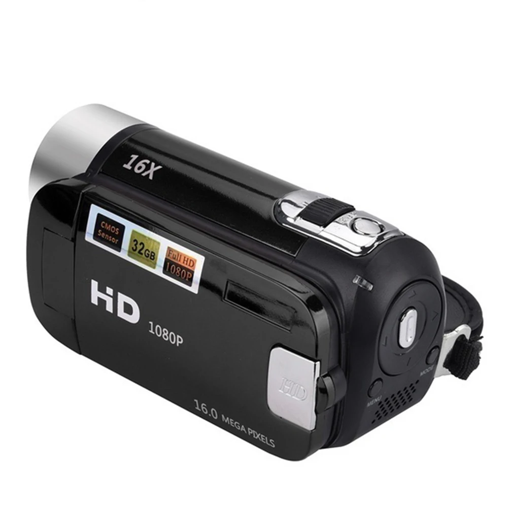 Цифровая видеокамера DV HD 1080p 32 ГБ с цифровым зумом 16X ручной домашний Vlog