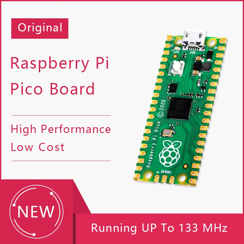 Raspberry Pi Pico Built Using RP2040 Breadboard Sensor Kit Expanding Board 10DOF IMU RTC LCD Module