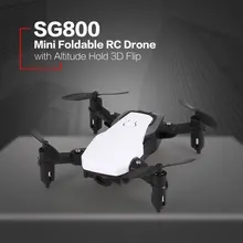 SG800 мини карманный складной FPV селфи RC Квадрокоптер Дрон с камерой в режиме реального времени удержание высоты Безголовый режим 3D флип