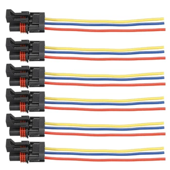 

6pcs Pulse Power Plug UTV Connector DJ7039A-2.8-21 Weatherproof Sealed