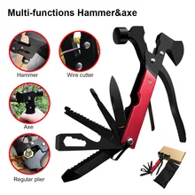 Многофункциональный топор для походов на природе Тактический топор складной карманный нож мачете молотки плоскогубцы спасательные инструменты Tomahawk