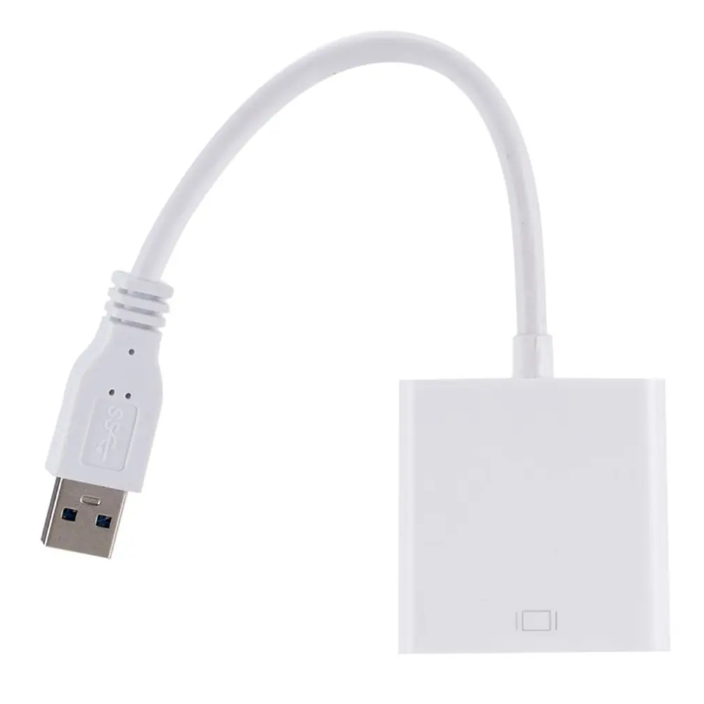 USB 3,0 к VGA Кабель-адаптер внешняя графическая карта видео мульти-дисплей конвертер адаптер для ПК ноутбук с системой Windows 7 8 10