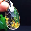 Flower Natural Ghost Crystal Pendant Hand Carved Butterfly and flower Sweater Chain Necklace Lucky for Women Men Crystal Jewelry ► Photo 2/5