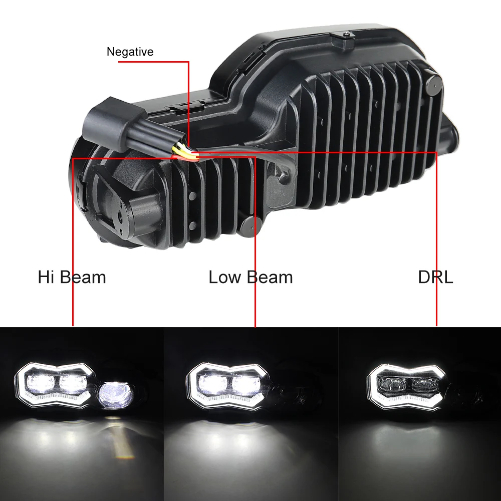 LED-Zusatzscheinwerfer Beam 2.0 für BMW F800R