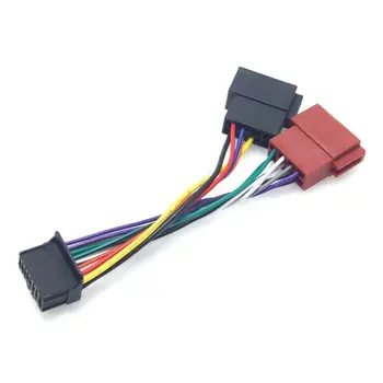 

16 Pin Car Tail Line Stereo Radio Player ISO Wiring Harness Connector Audio Cable For Pioneer 2003