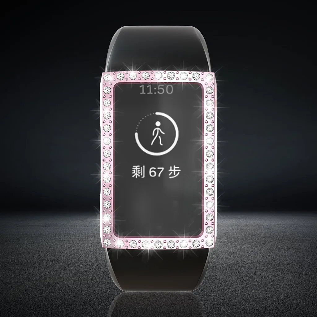 Защитный чехол для Fitbit charge 3, Смарт-часы с кристаллами, роскошный чехол, сменная пленка, защитная оболочка, ультра-тонкая, серебристая, 19Aug