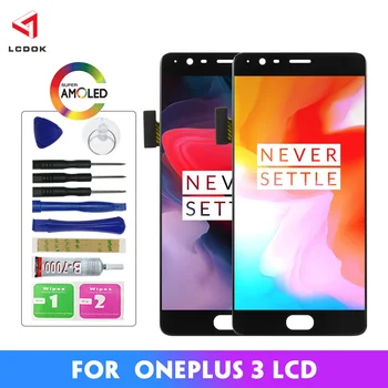 

AMOLED Display For Oneplus 3T Display LCD Touch Screen Replacement For Oneplus 3 Display 3T LCD A3000 A3003 Digitizer Assembly