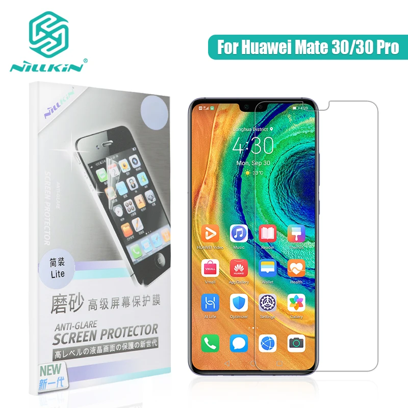 NILLKIN для huawei mate 30 Pro Защитная пленка для экрана HD супер прозрачная защитная Матовая Антибликовая пленка для huawei mate 30 защитная пленка - Цвет: Matte Film