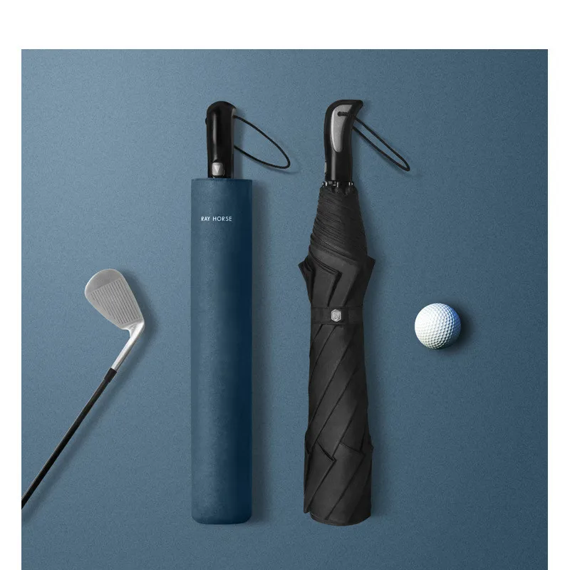 

Handle Umbrella Men's Business Increase Golf 210T Waterproof Thick Fabric Stick Golf Umbrella Wind Resistant 8K Big Umbrellas