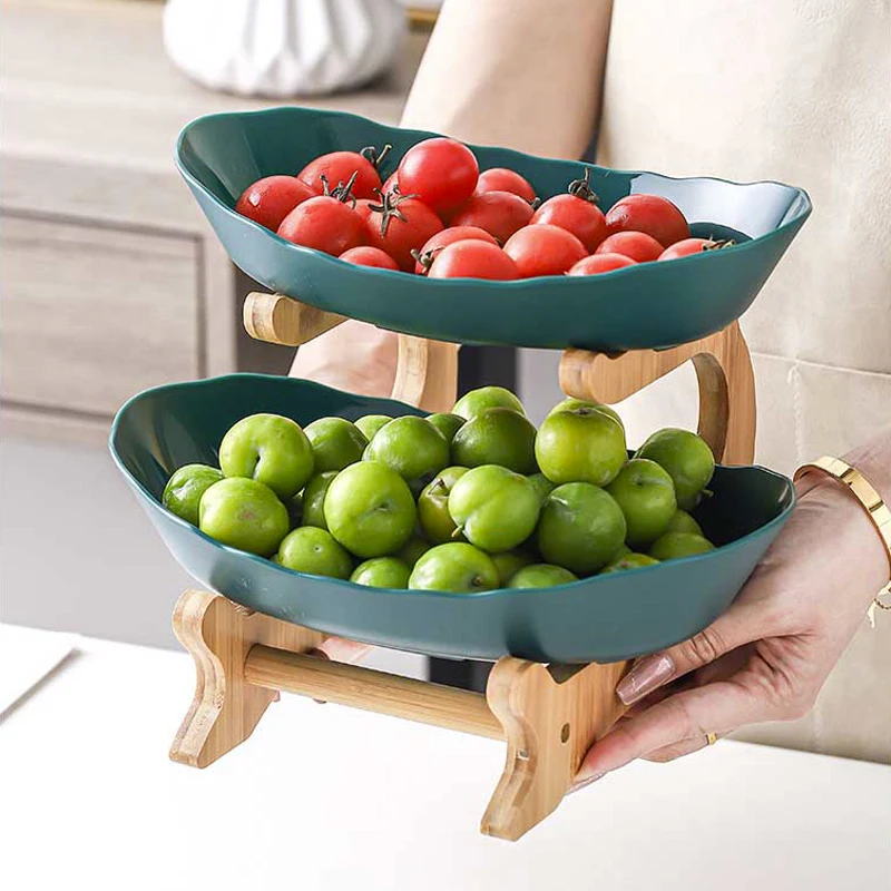 3PCS Plastic Fruit Bowl Multi-Function Fruit Stroage Plate Dessert Tray  Snack Dish Flower Shape Candy Dish Storage Tableware - AliExpress