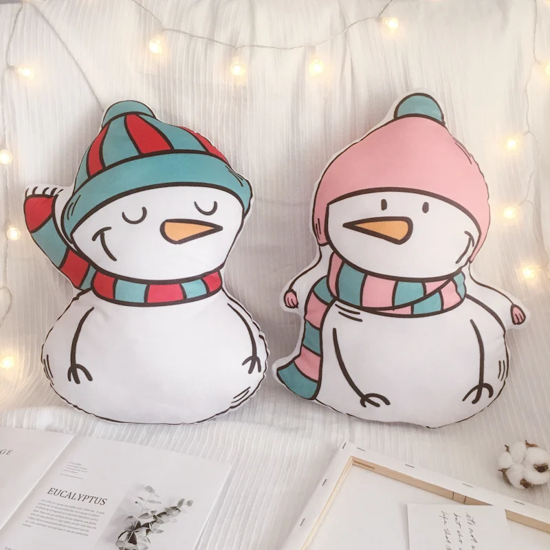 48 см Снеговик пледы подушка мягкая игрушка кукла kawaii чучело животное для рождественские подарки для детей