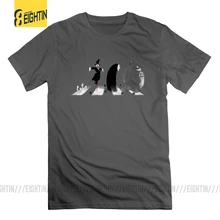 Летние Стильные футболки принцессы Mononoke Ghibli Road, крутые футболки, мужские футболки с круглым вырезом, очищенные хлопковые футболки с короткими рукавами